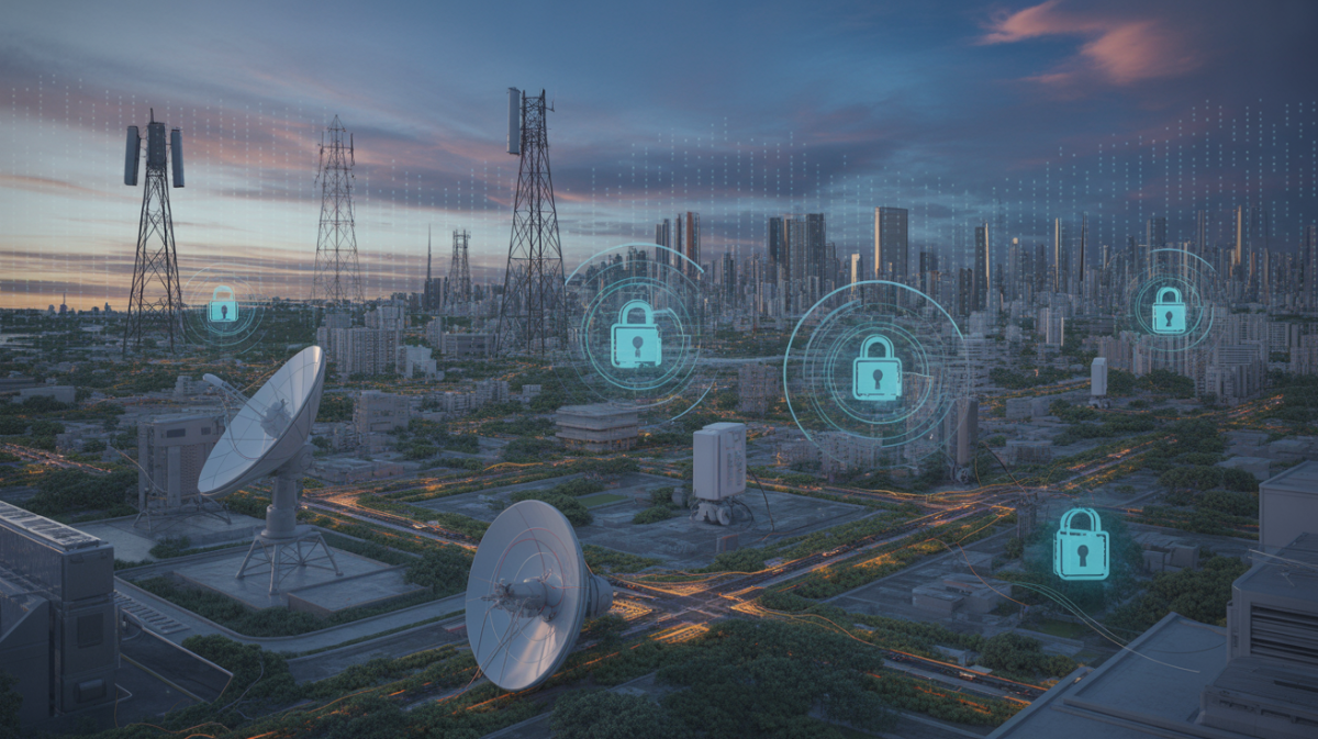 Illustration of the critical role of telecommunications in the resilience of essential infrastructures.